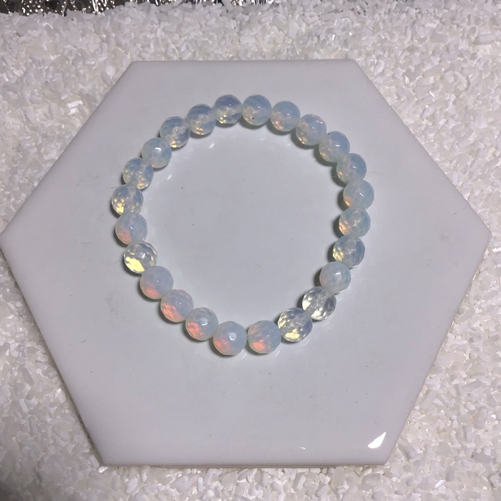 Opalite faceted bracelet - Picture 4 of 4